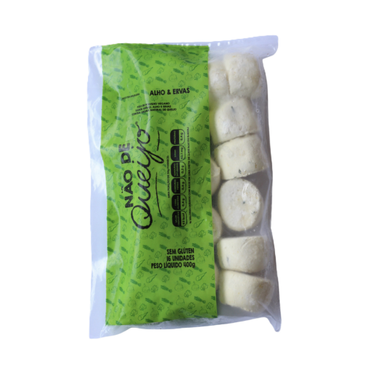 Pacote de Não de Queijo Sabor Alho & Ervas